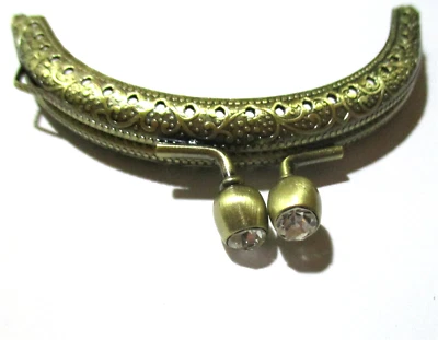 Taschenbügel Rahmen  Frame Geldbeutel Schließe Rahmen Bronzefarben 8.7cm x6.7cm - Bild 1 von 2