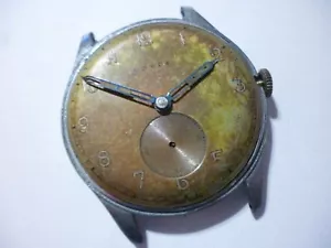 Royce Vintage Tropical Dial Wristwatch Swiss Made Rare As Is To Restore - Picture 1 of 12