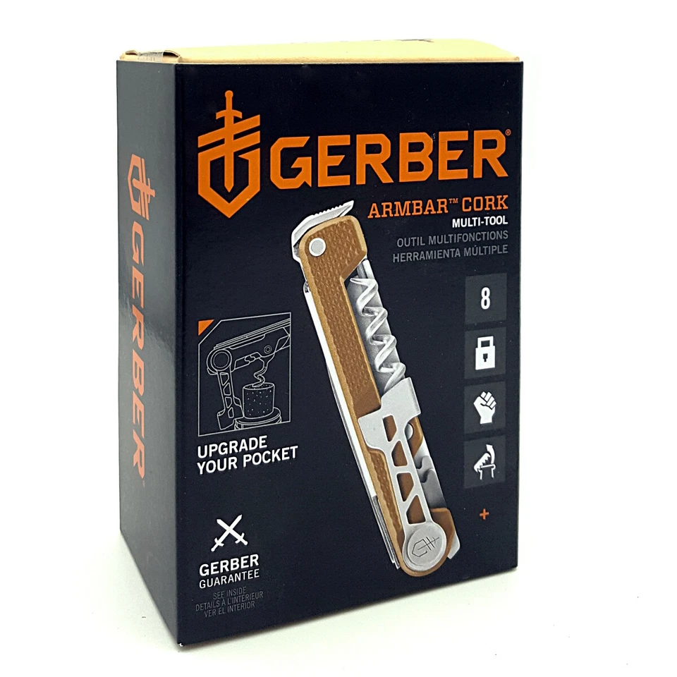 Gerber Armbar Cork, orange - Multitool Taschenmesser Klappmesser Korkenzieher - Bild 1 von 1