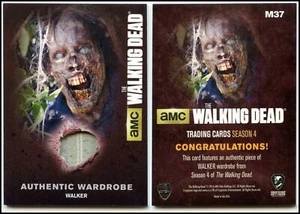 Walker #M37 The Walking Dead Season 4 Pt2 Cryptozoic Wardrobe Relic Card - Picture 1 of 1