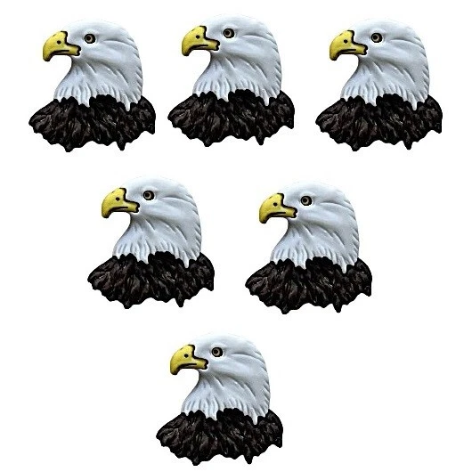 American Eagle Buttons  - Craft Sewing Scrap - Shelly's Buttons - Image 1 of 2