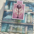 Pink Tarot Card Magnetic Bookmark, Page Saver, Book lover gift