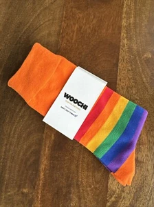 Woochi Orange Pride LGBT Socks - Picture 1 of 3
