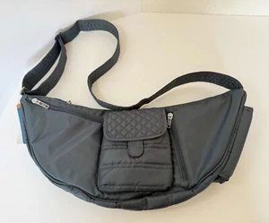 Lug Boomerang Gray Sling Bag Crossbody Purse - Picture 1 of 4