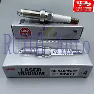 4 NEW Spark Plug NGK 92411 FREE FAST SHIPPING IRIDIUM 12290-6A0-A01 - Picture 1 of 3