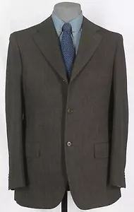NUEVO CON ETIQUETAS GIANLUCA ISAIA HECHO A MANO_LANA_CACHEMIRA_MEZCLA_BRONCE_UÑAS_CABEZA_TRAJE 39R+ 12181 - Imagen 1 de 7