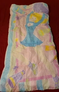 Vintage Barbie Sleeping Bag~1999 Mattel Inc Barbie Girl Cheerleader  - Picture 1 of 10