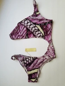 Neu mit Etikett Roberto Cavalli lila Badeanzug Größe XS - Bild 1 von 9