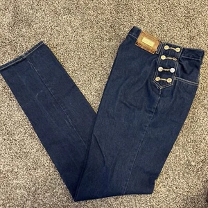 Vintage Lawman Weltklasse Denim BlueJeans Western schmale Passform hochtailliert Gr.11 30x35 - Bild 1 von 24