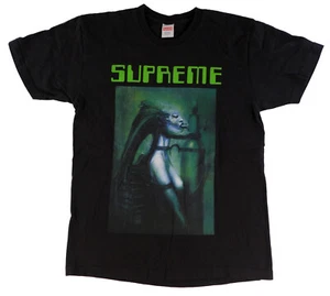 HR GIGER t shirt LARGE tee SUPREME FW14 Biomechaniod Alien - Picture 1 of 9