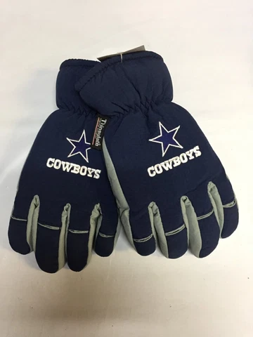 Dallas Cowboys NFL Winter Men's SKI Gloves Thinsulate Insulated S/M Cover