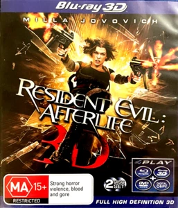 Resident Evil Afterlife 3D : NEW BLU RAY + DVD : Region B + Region 4 - Picture 1 of 1