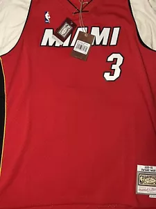 NBA Swingman jersey Mitchell & Ness smjy3495-mhe05waunrd 2005-06 Wade 2XL - Picture 1 of 4