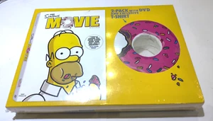 NEW IN THE BOX 2007 The Simpsons Movie  2-Pack With DVD And Exclusive T-shirt - Picture 1 of 2