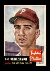 1953 Topps Set-Break #136 Ken Heintzelman EX-EXMINT *GMCARDS* - Picture 1 of 2