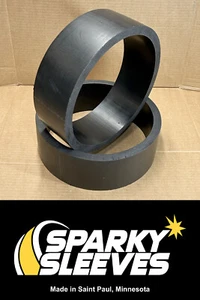 HDPE Drift Trike Sleeves 286mm Diameter 110mm Wide 19mm Thick with Square Edges - Picture 1 of 7