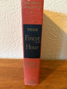Their Finest Hour Second World War Winston Churchill Books 1&2 1949 1st Edition - Picture 1 of 7