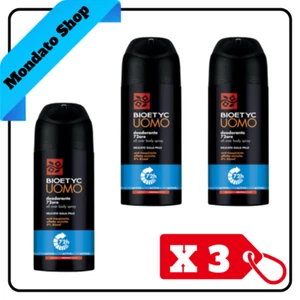 DEODORANTE BIOETYC UOMO 72ORE ALL OVER BODY 150 ML SPRAY ACTIVE (X3)