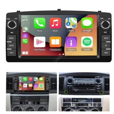 LEEKOOLUU Radio de coche para TOYOTA COROLLA E10 E11 E12 1990-2007 Carplay Android 13 GPS 2+64G