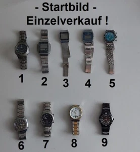 verschiedene Armbanduhren für Herren - Casio, Ruhla usw. - Einzelverkauf - Bild 1 von 38