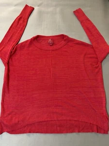 John And Jenn Sweater Size XS Oversized Pink Mandarine High Low - Picture 1 of 5