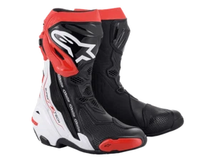 Botas Alpinestars Supertech R (negras/blancas/rojas) - Imagen 1 de 1