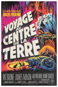 JOURNEY TO THE CENTER OF THE EARTH - FRENCH - 11"X17 OR 12"X18" BUY 2 GET 1 FREE - Picture 1 of 3