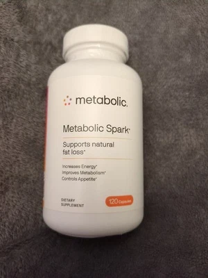Suplemento dietético Metabolic Spark The Natural Fat Burner - 120 cápsulas selladas Foto 1 de 4
