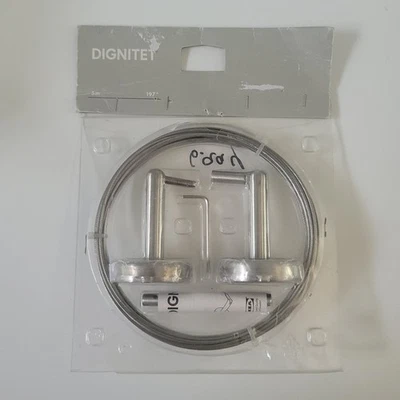 Ikea DIGNITET Alambre Cortina Acero Inoxidable 197" 600.752.95 Nuevo Foto 1 de 2