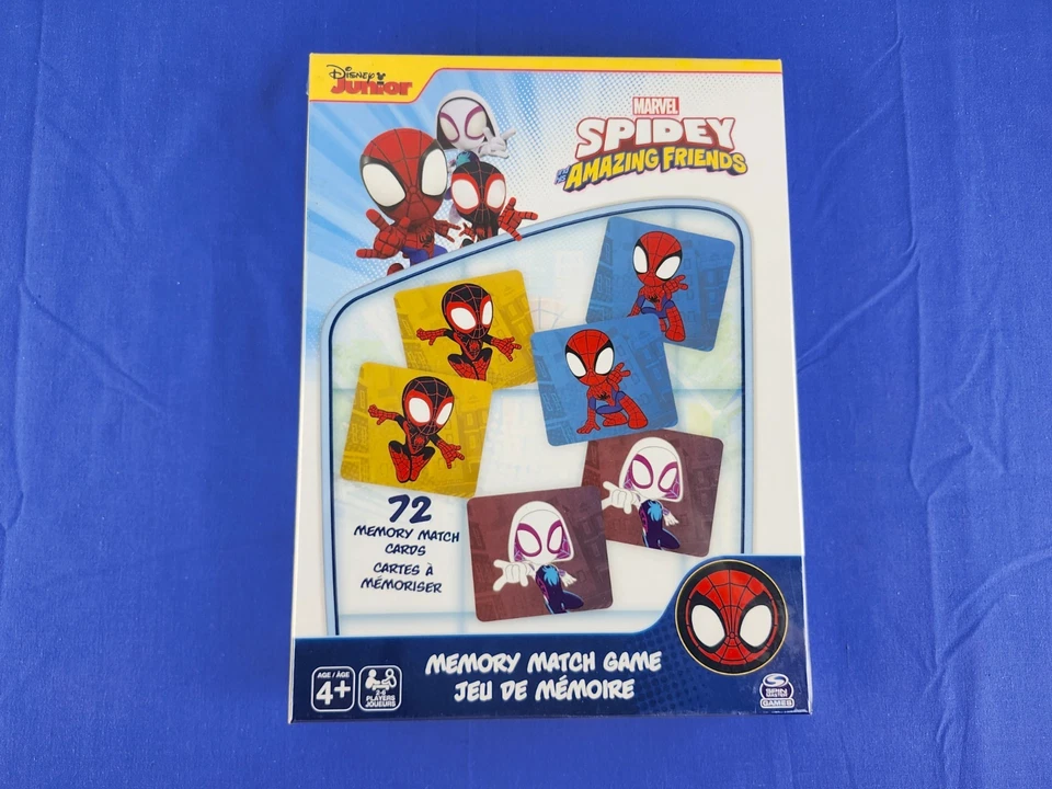 Disney Junior Marvel Spidey And His Amazing Friends Memory Match Game NEW SEALED - Image 1 of 2