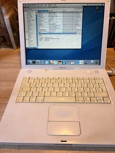 Vintage Apple iBook G4 1GHz, 14" Display, Works - Selling for Spares or Repairs - Picture 1 of 11