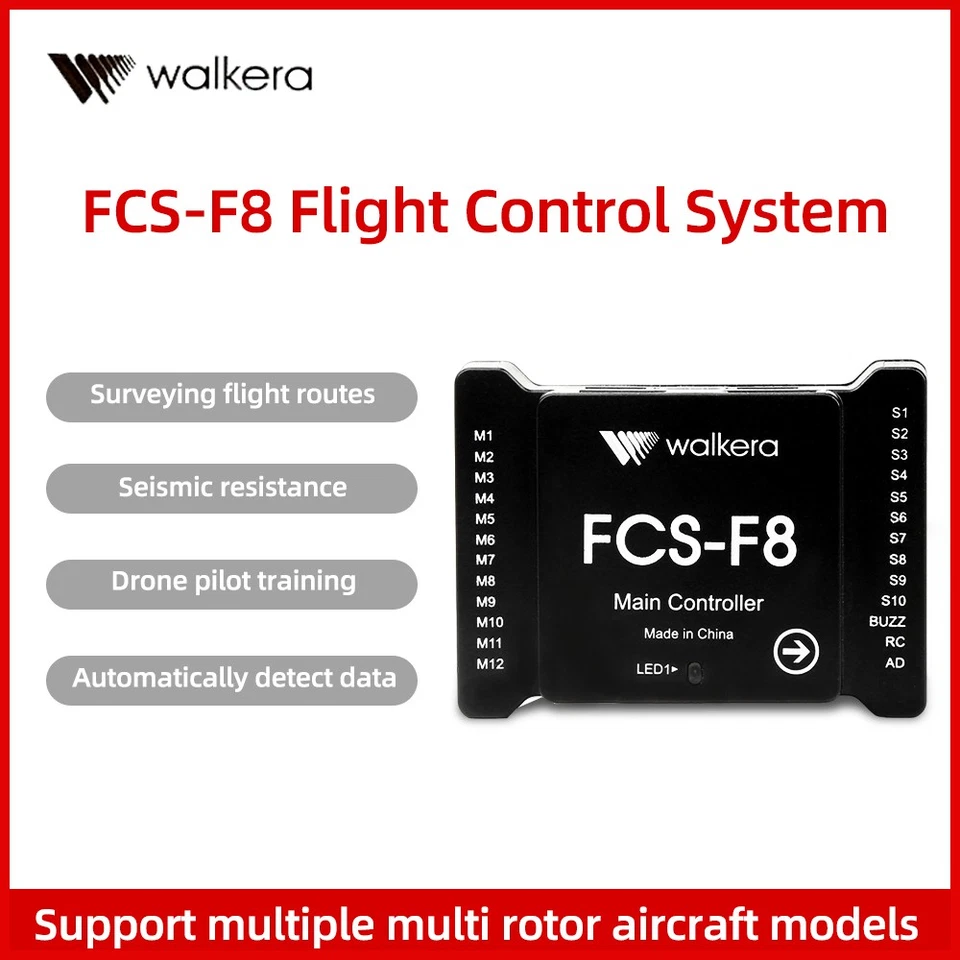 Walkera FCS-F8 Flight Control System GPS RTK For RC Aircraft Fixedwing Boat Car - Image 1 of 4