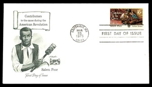 Mayfairstamps US FDC 1975 Salem Poor Gallant Soldier First Day Cover aau_69123 - Picture 1 of 2