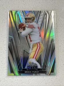 2024 Leaf Metal Brock Purdy Silver Refractor #16 San Francisco 49ers - Bild 1 von 2
