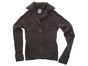 Marc O´Polo Strickjacke / Wolljacke /Cardigan Merino Wolle Gr. S, dunkelbraun - Bild 1 von 13