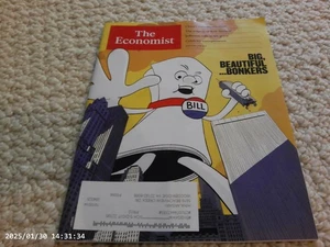The Economist 2025 Magazine Newspaper Trump Big Beautiful Bonkers Bill - Picture 1 of 1
