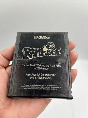 Rampage Atari 2600 Black Label 1986 Activision - Image 1 of 4