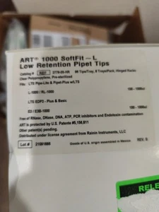 1000 UL Softfit L Retentionsarme Pipettenspitzen Koffer 7 Racks LTS für Rainin steril - Bild 1 von 2