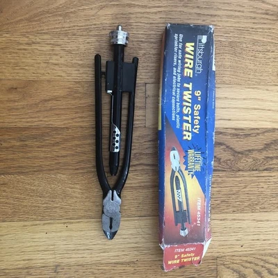 9''SAFETY WIRE TWISTER PLIERS SAFETYWIRING PLIER LOCK WIRE SAFETY TWIST TOOL - Image 1 of 4