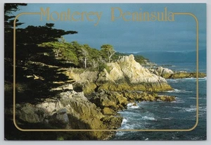 Kontinentale Postkarte Monterey Peninsula Lone Cypress Kalifornien  - Bild 1 von 2