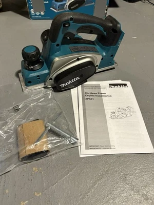 Makita 18V LXT Lithium‑Ion Cordless 3‑1/4" Planer (XPK01Z) - Image 1 of 4