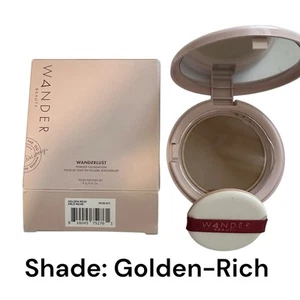 WANDER BEAUTY ~ Base en polvo Wanderlust en Golden Rich ~ 0,31 OZ/ - Imagen 1 de 3