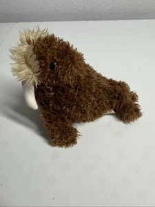 "Juguete de peluche vintage Sea World Morsa 7"" animal marrón" - Imagen 1 de 7