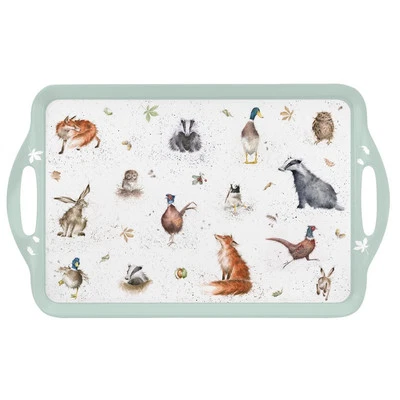 Wrendale Large Tray Country Animals Theme with Handles from Pimpernel 48cmx 29cm - Image 1 of 4