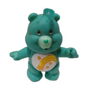 1983 CARE BEARS WISH BEAR SHOOTING STARS 3" Vinyl PVC Toy Posable Figure Kenner - Picture 1 of 8