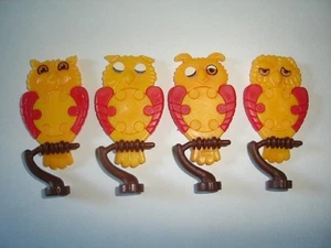 KINDER SURPRISE SET - 3D PUZZLE OWLS 1990 - FIGURES TOYS COLLECTIBLES - Picture 1 of 1