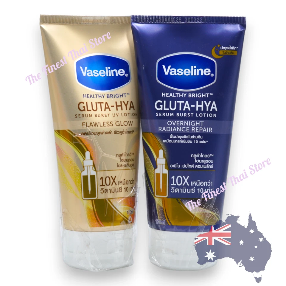 Vaseline Healthy Bright Gluta-Hya Flawless Glow +Overnight Radiance Repair 170ml - image 1 of 1