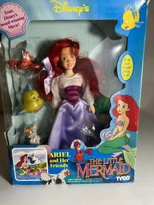 #1803 Arielle & ihre Freunde Die kleine Meerjungfrau Disney 1991 Tyco Open Box - Bild 1 von 10