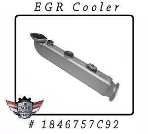 1846757C92 EGR Cooler Ford 4.5L Navistar VT275, Maxxforce 5 - Picture 1 of 1