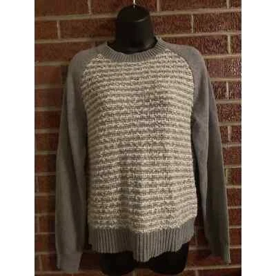 Suéter Chaps para mujer gris a rayas nuevo con etiquetas talla grande Foto 1 de 4